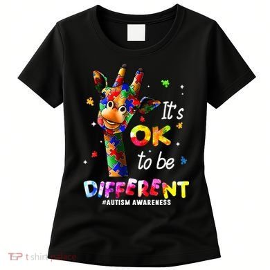 Giraffe Tie Dye Autism Awareness Autism Women's T-Shirt