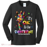 Giraffe Tie Dye Autism Awareness Autism Kids Long Sleeve Shirt thumb 0