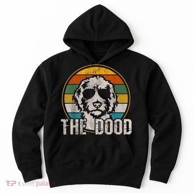Goldendoodle The Dood Vintage Retro Dog Hoodie