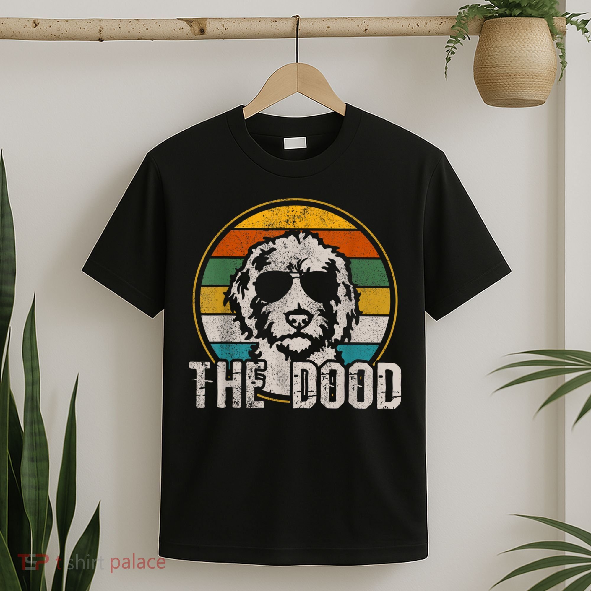 Goldendoodle The Dood Vintage Retro Dog T-Shirt