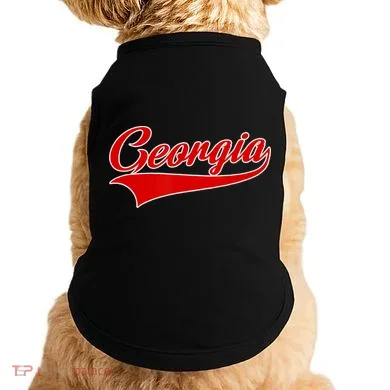 Georgia Throwback Design Doggie Tank