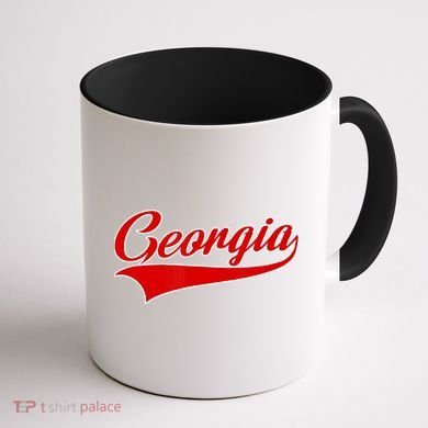 Georgia Throwback Design Coffee Mug back