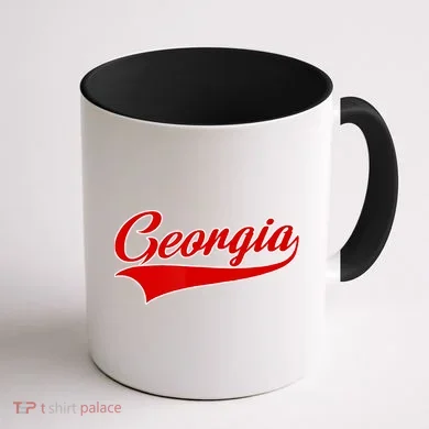 Georgia Throwback Design Coffee Mug back