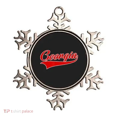 Georgia Throwback Design Ornament