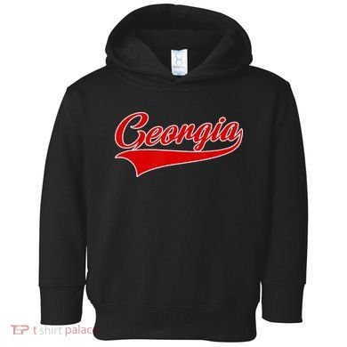 Georgia Throwback Design Toddler Hoodie