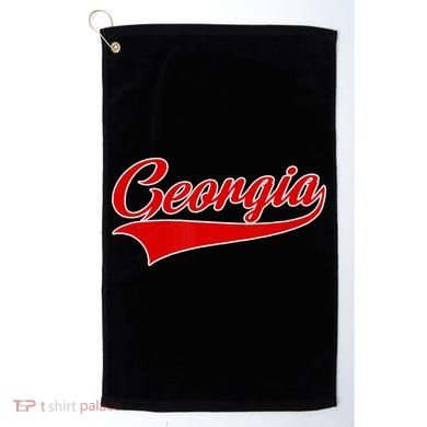 Georgia Throwback Design Golf Towel