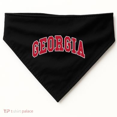 Georgia Throwback Design Classic USA-Made Doggie Bandana