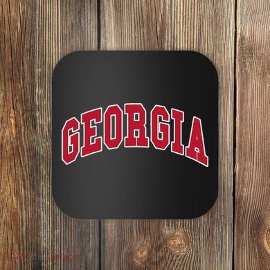 Georgia Throwback Design Classic Coaster