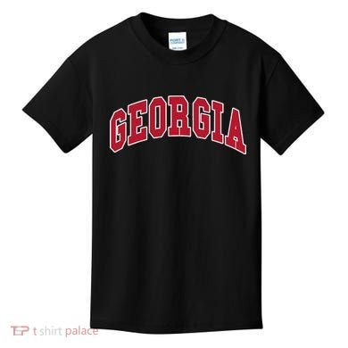 Georgia Throwback Design Classic Kids T-Shirt