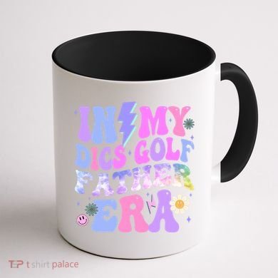 Groovy Tie Dye In My Dics Dics Golf Father Era Gift Coffee Mug back