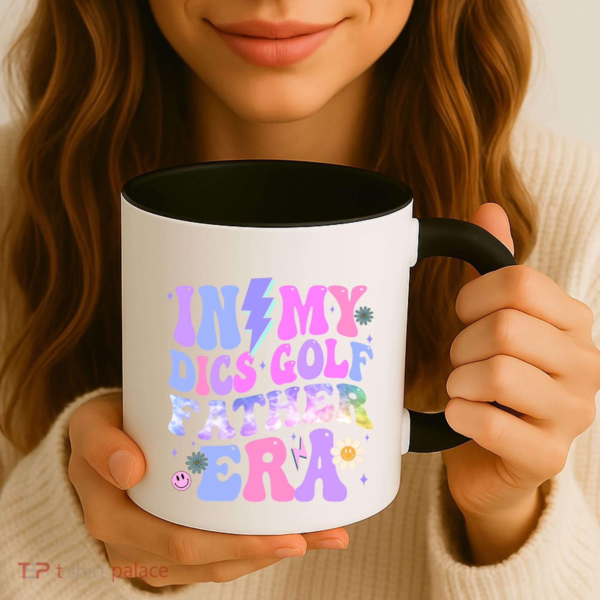 Groovy Tie Dye In My Dics Dics Golf Father Era Gift Coffee Mug