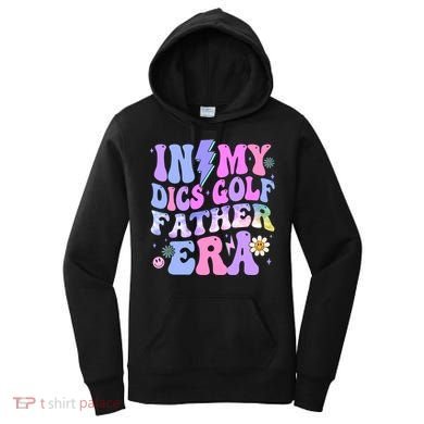 Groovy Tie Dye In My Dics Dics Golf Father Era Gift Women's Hoodie