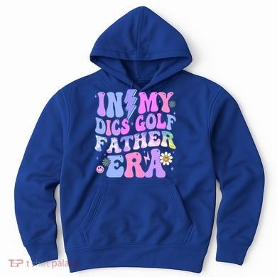 Groovy Tie Dye In My Dics Dics Golf Father Era Gift Hoodie