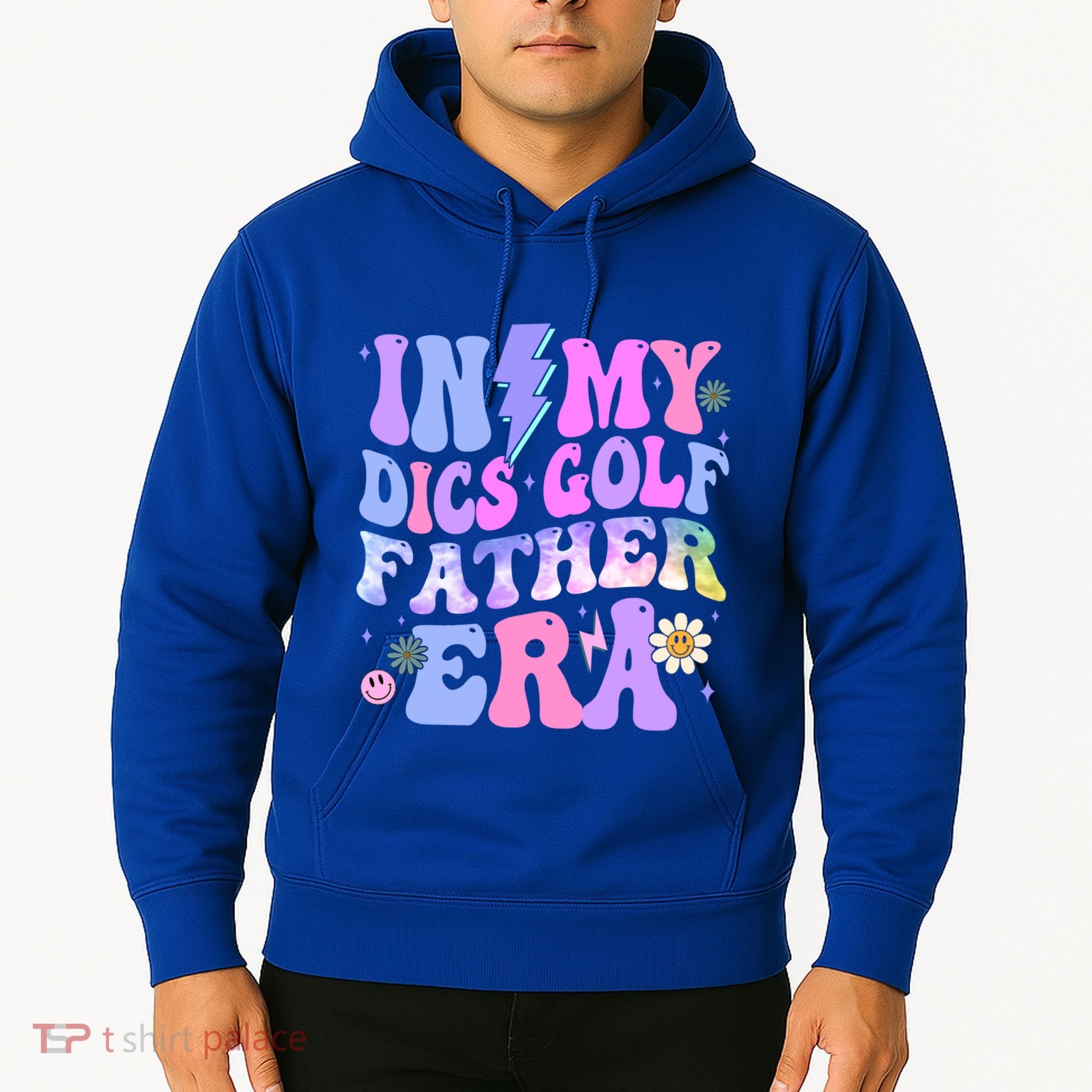 Groovy Tie Dye In My Dics Dics Golf Father Era Gift Hoodie
