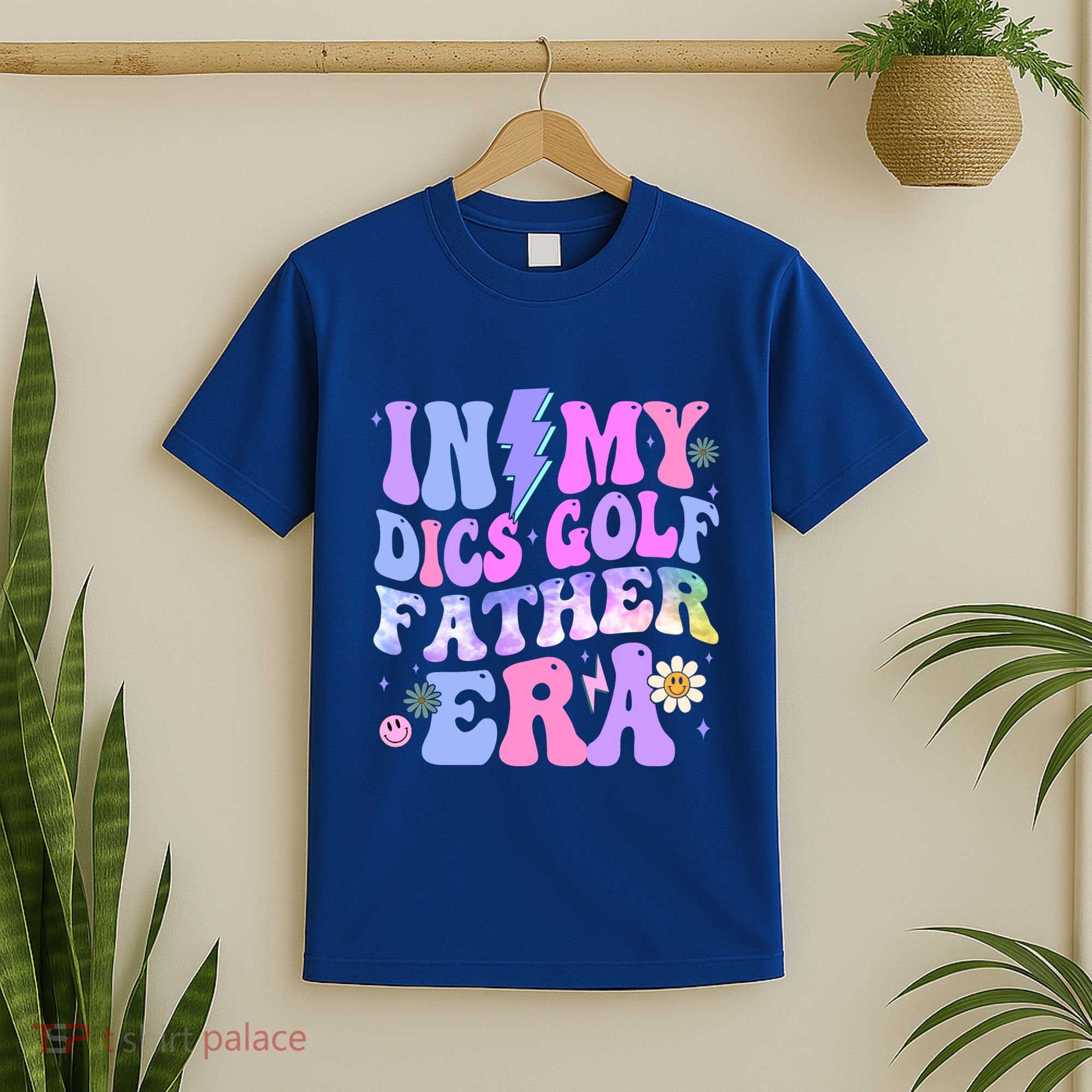 Groovy Tie Dye In My Dics Dics Golf Father Era Gift T-Shirt