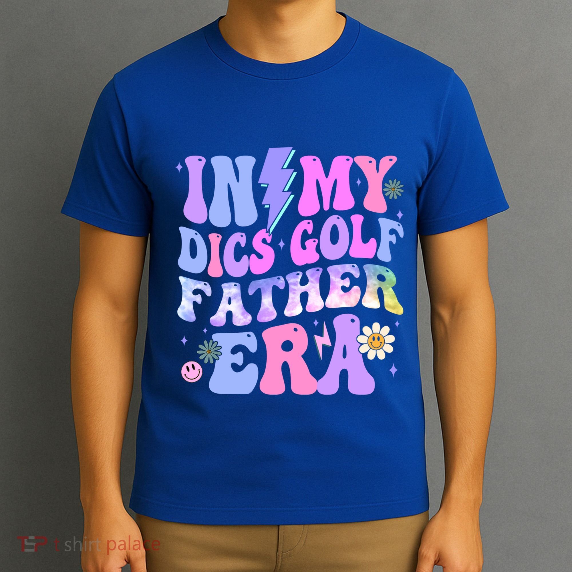 Groovy Tie Dye In My Dics Dics Golf Father Era Gift T-Shirt