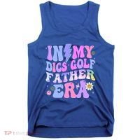 Groovy Tie Dye In My Dics Dics Golf Father Era Gift Tank Top thumb 0