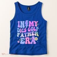 Groovy Tie Dye In My Dics Dics Golf Father Era Gift Tank Top thumb 2