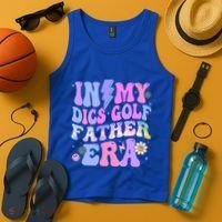Groovy Tie Dye In My Dics Dics Golf Father Era Gift Tank Top thumb 4