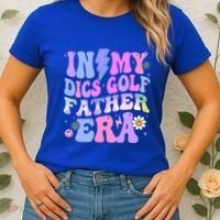 Groovy Tie Dye In My Dics Dics Golf Father Era Gift Women's T-Shirt thumb 2