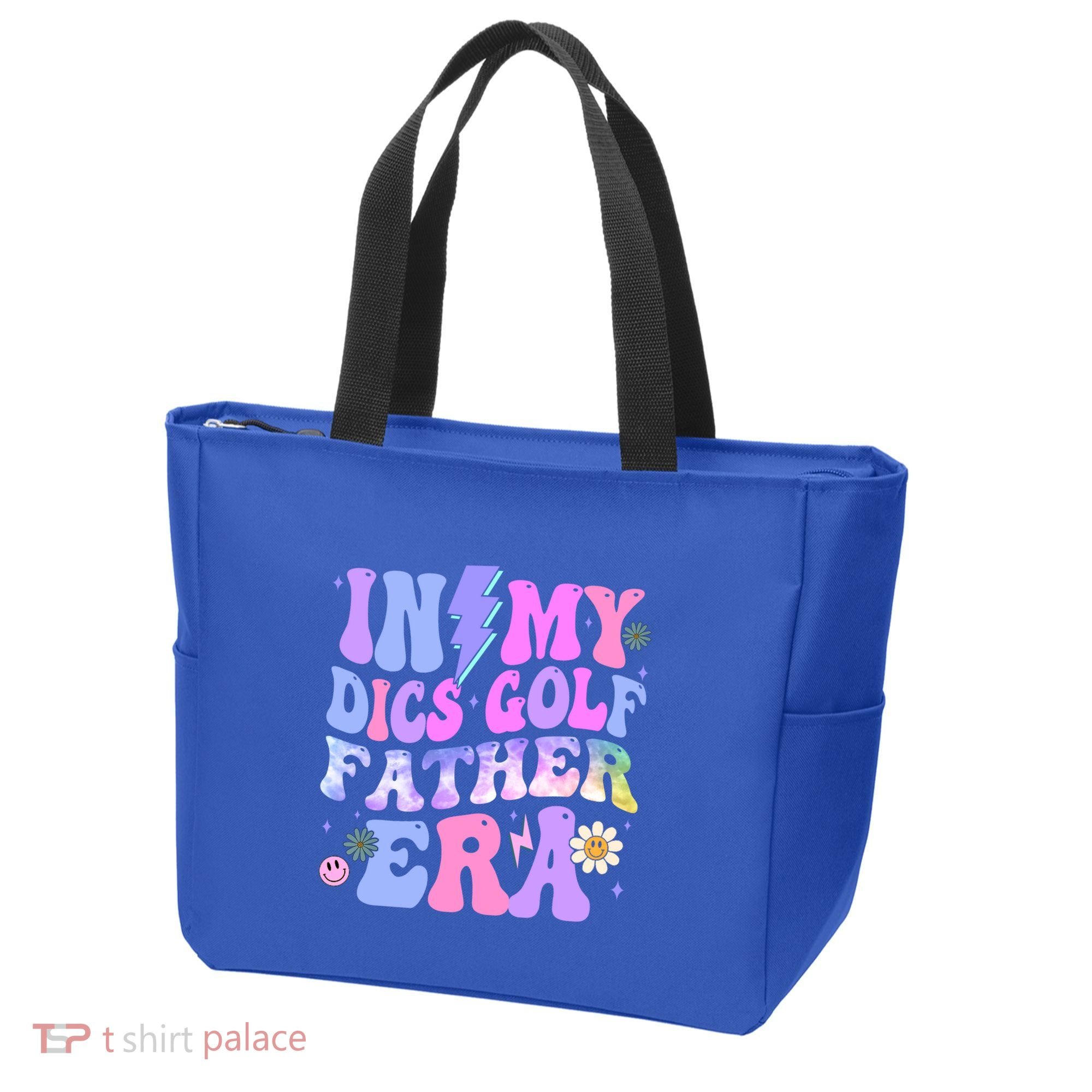 Groovy Tie Dye In My Dics Dics Golf Father Era Gift Tote Bag