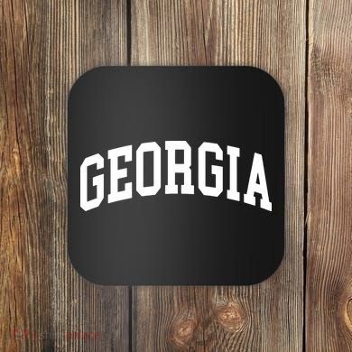 Georgia Throwback Design Classic Coaster