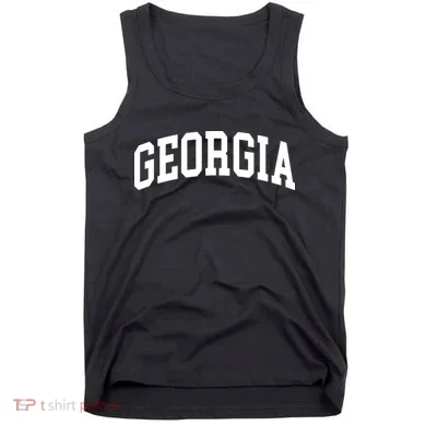 Georgia Throwback Design Classic Tank Top