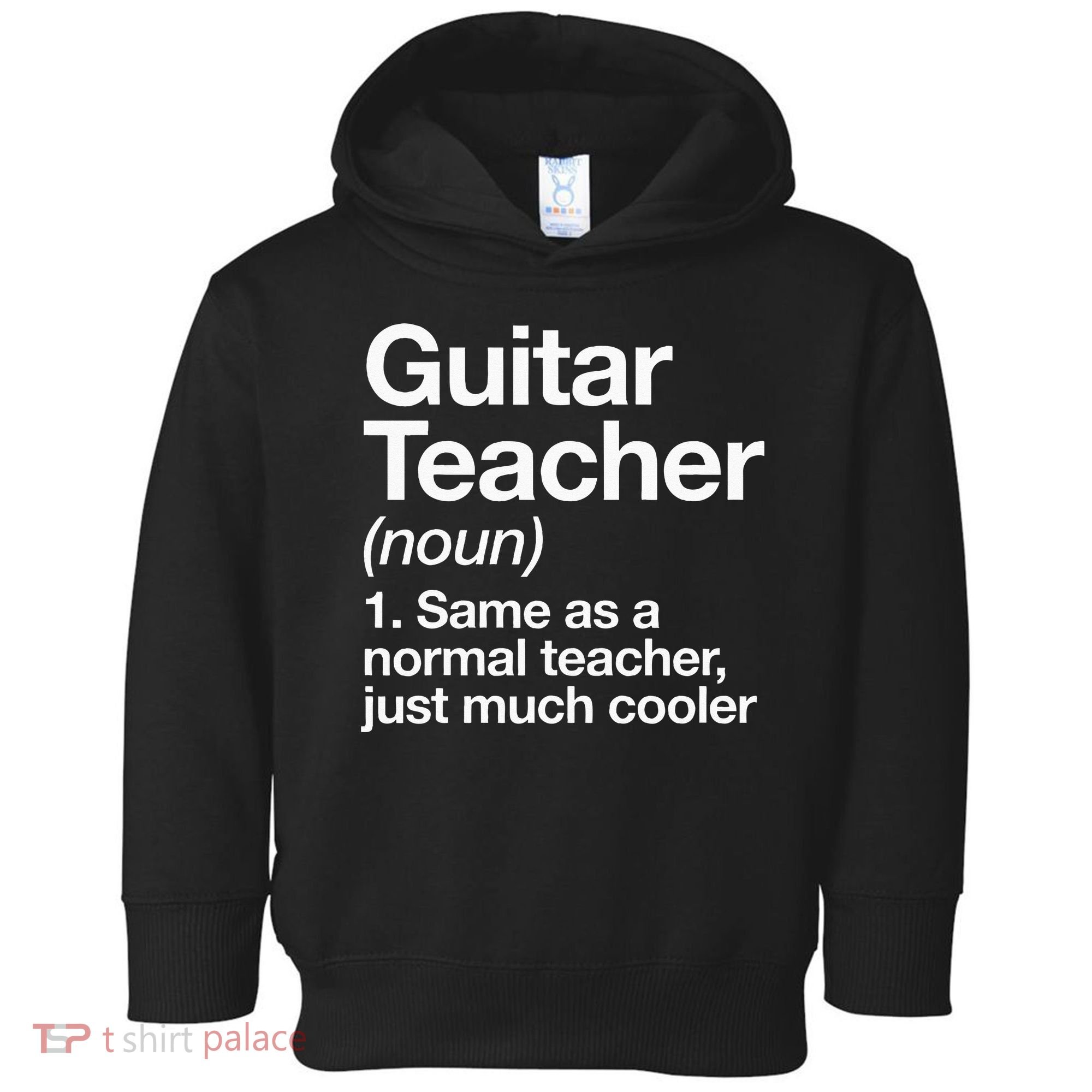 Guitar Teacher Definition Funny Musician Music Toddler Hoodie