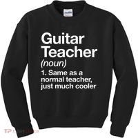 Guitar Teacher Definition Funny Musician Music Kids Sweatshirt thumb 0