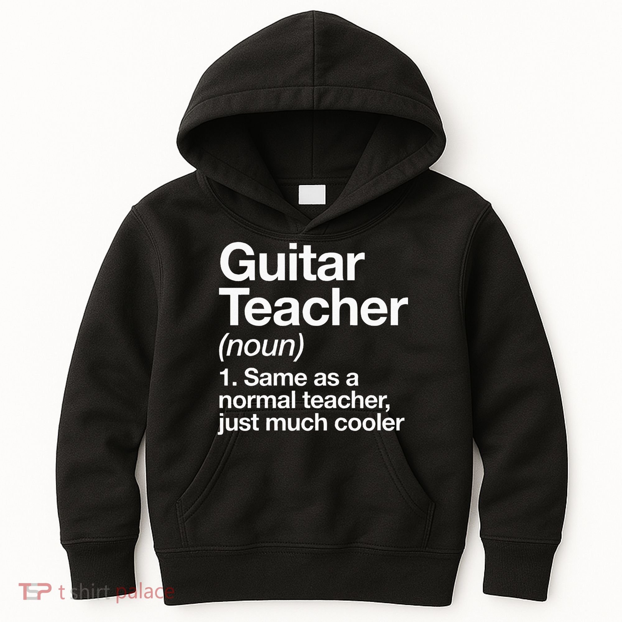Guitar Teacher Definition Funny Musician Music Kids Hoodie