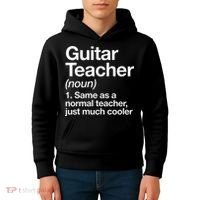 Guitar Teacher Definition Funny Musician Music Kids Hoodie thumb 4