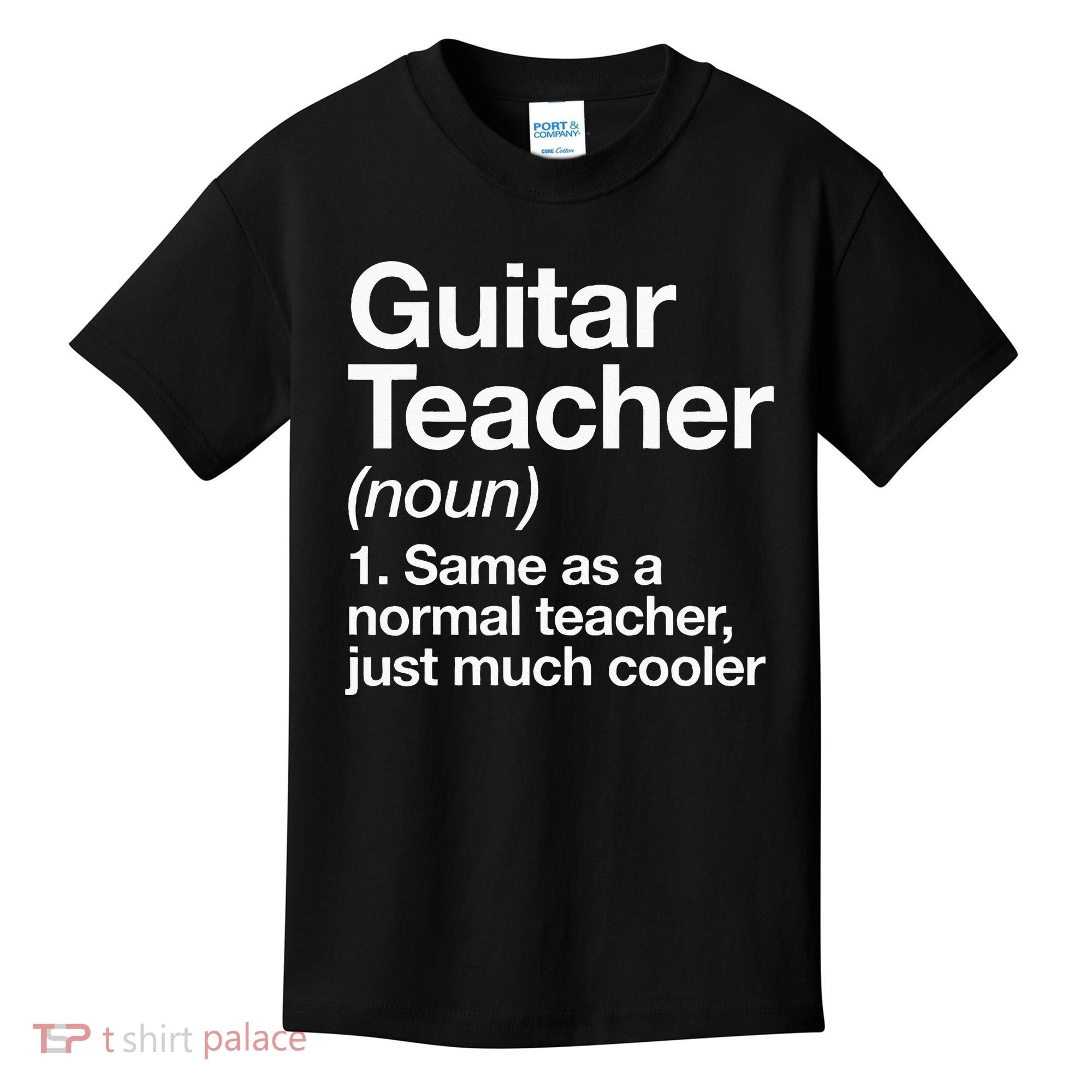 Guitar Teacher Definition Funny Musician Music Kids T-Shirt