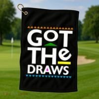 Got The Draws Golf Towel thumb 1