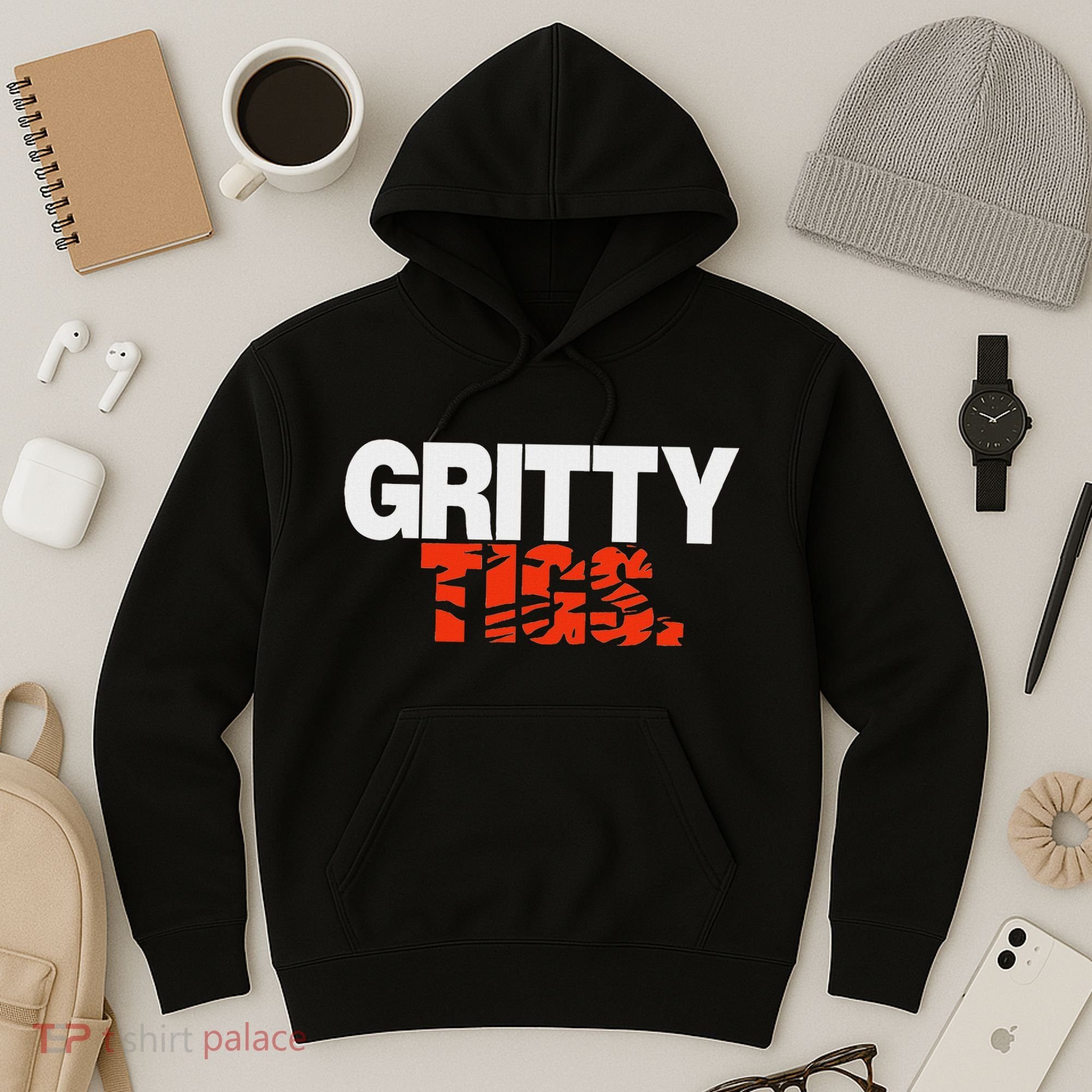 Gritty Tigs Detroit Baseball Hoodie