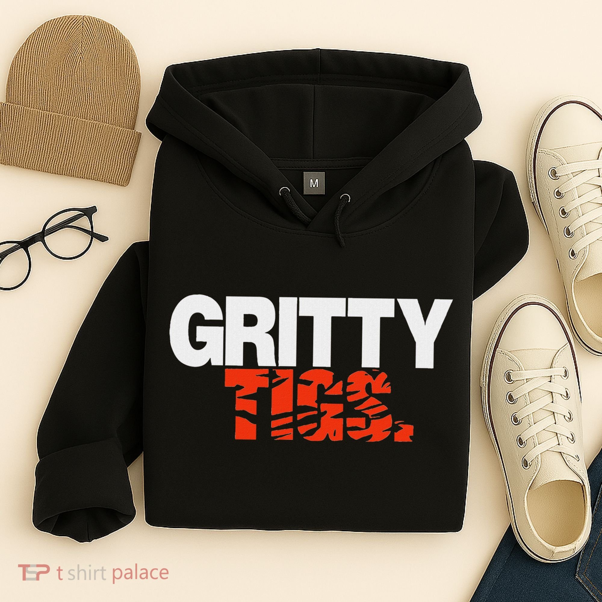 Gritty Tigs Detroit Baseball Hoodie