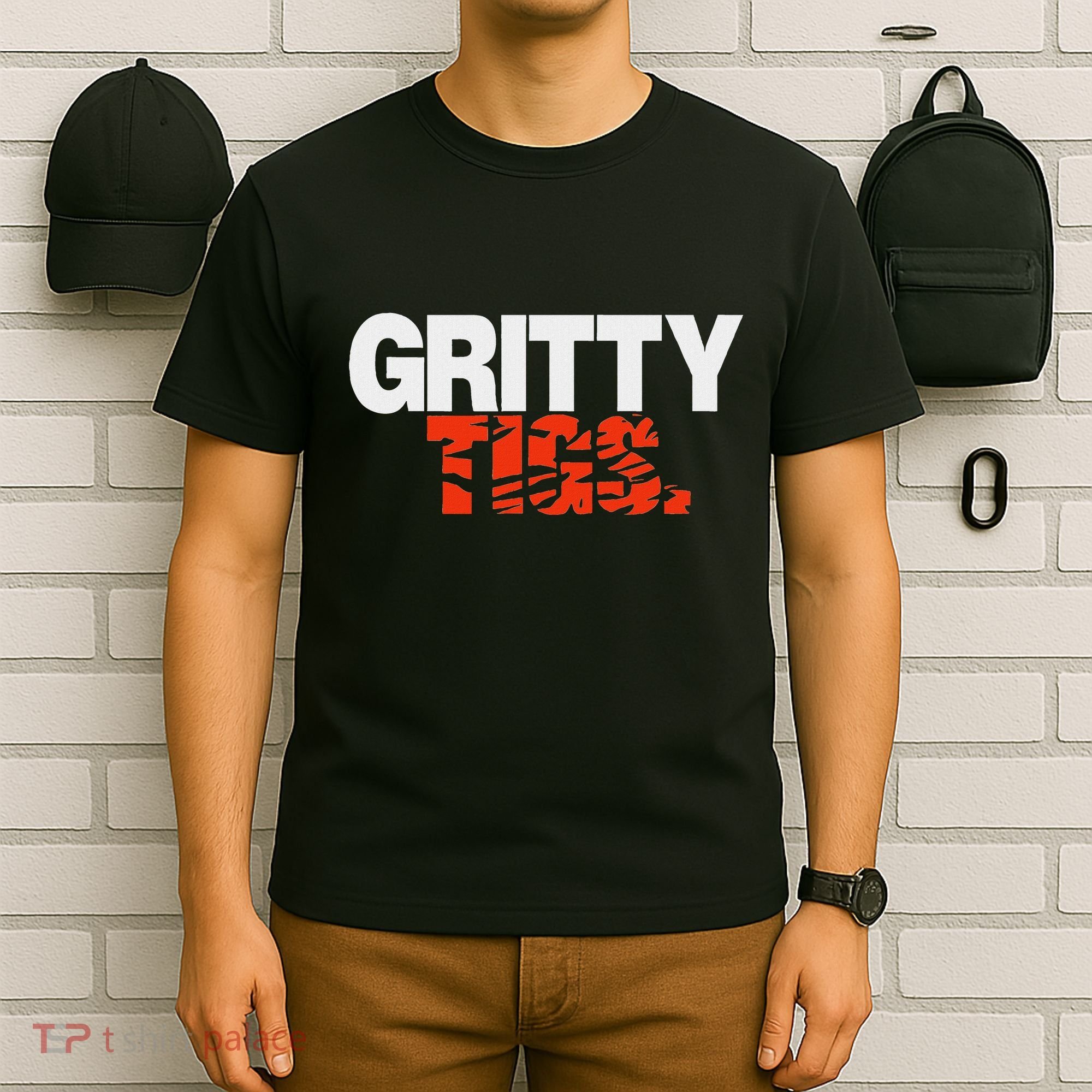 Gritty Tigs Detroit Baseball T-Shirt