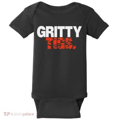 Gritty Tigs Detroit Baseball Baby Bodysuit