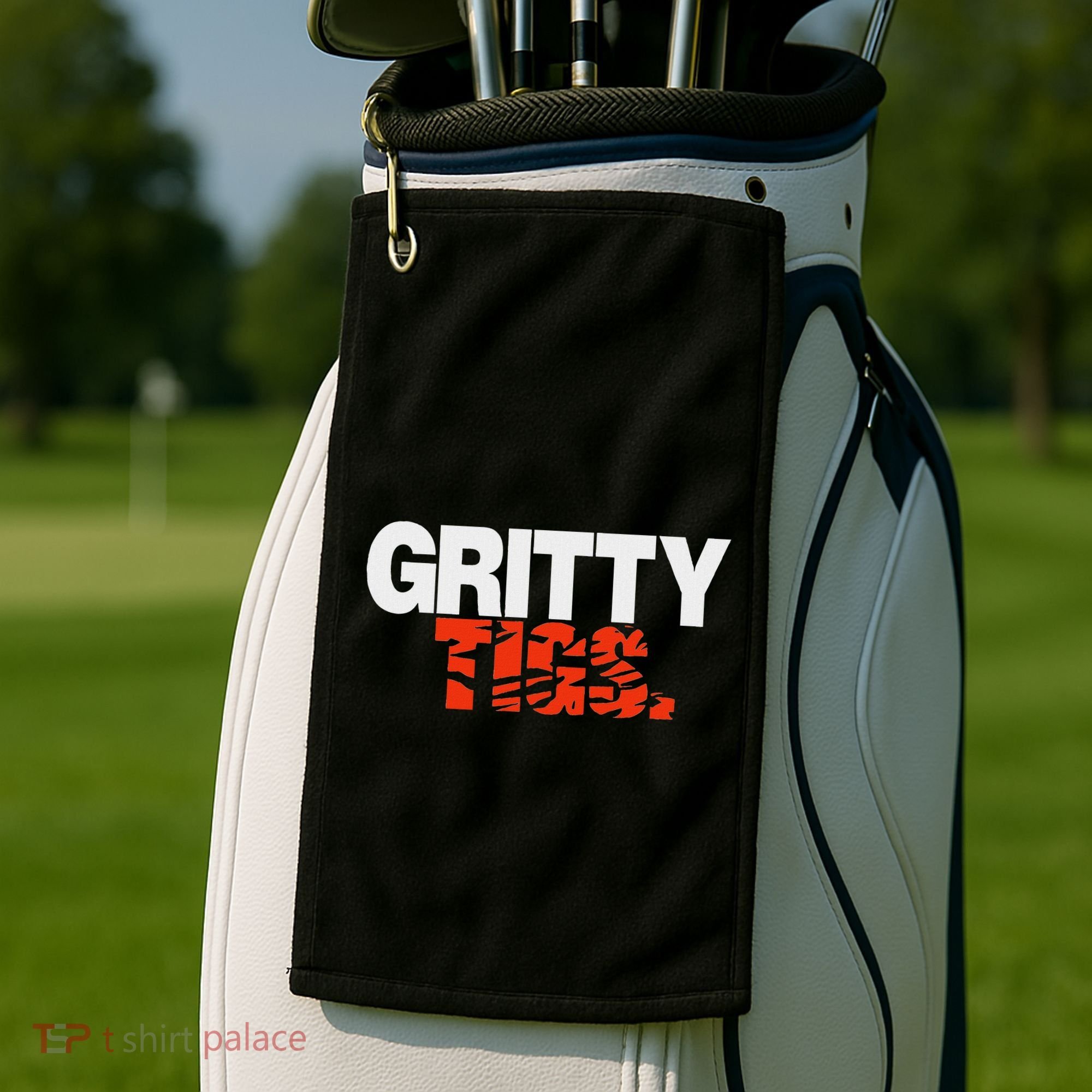 Gritty Tigs Detroit Baseball Golf Towel