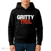 Gritty Tigs Detroit Baseball Kids Hoodie thumb 4
