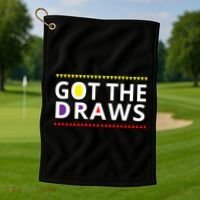 Got The Draws 90s Golf Towel thumb 1