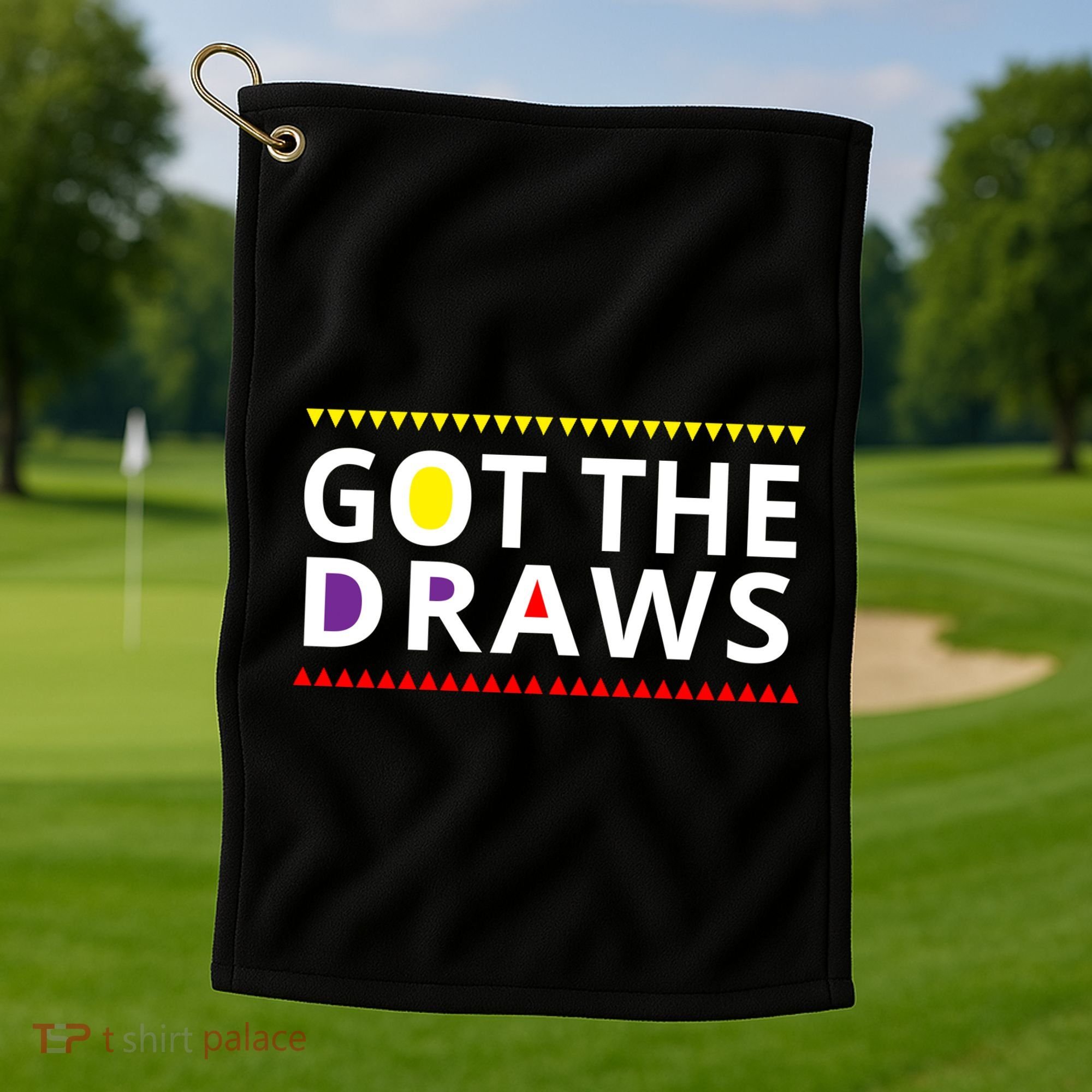 Got The Draws 90s Golf Towel