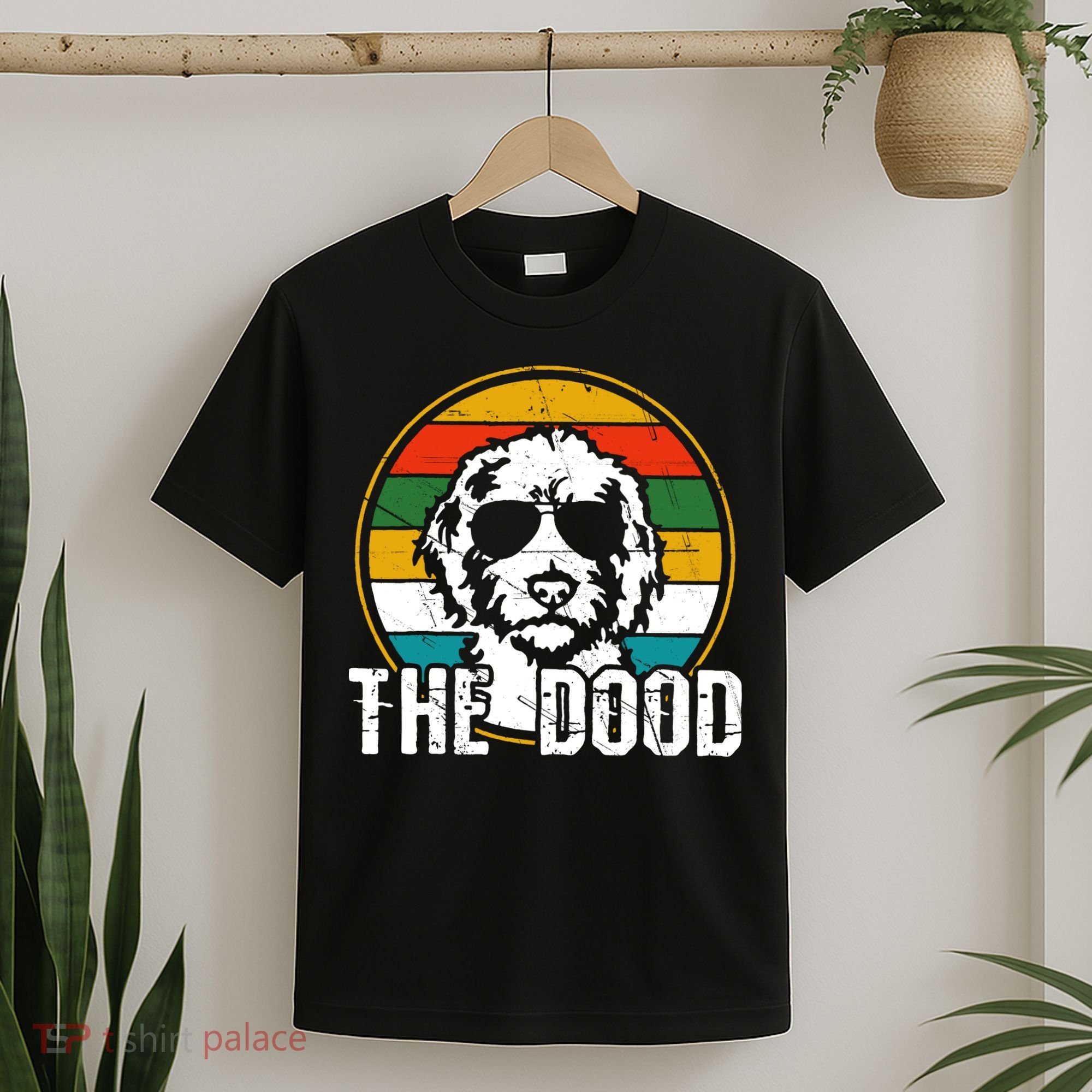 Goldendoodle The Dood Vintage Retro Dog T-Shirt