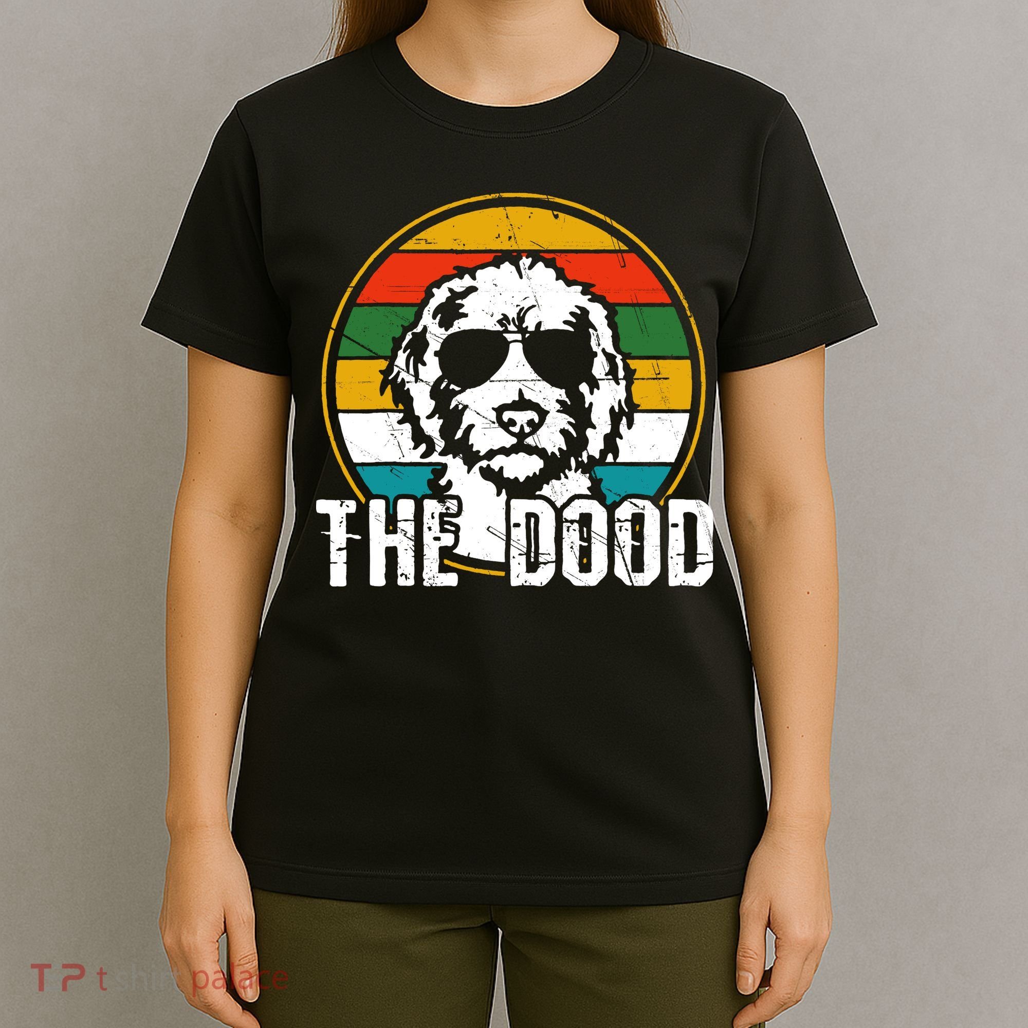 Goldendoodle The Dood Vintage Retro Dog T-Shirt