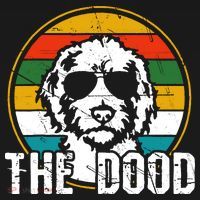 Goldendoodle The Dood Vintage Retro Dog T-Shirt thumb 7