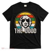 Goldendoodle The Dood Vintage Retro Dog   T-Shirt thumb 0