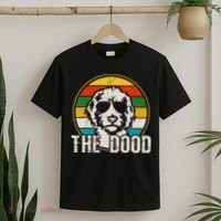 Goldendoodle The Dood Vintage Retro Dog   T-Shirt thumb 2