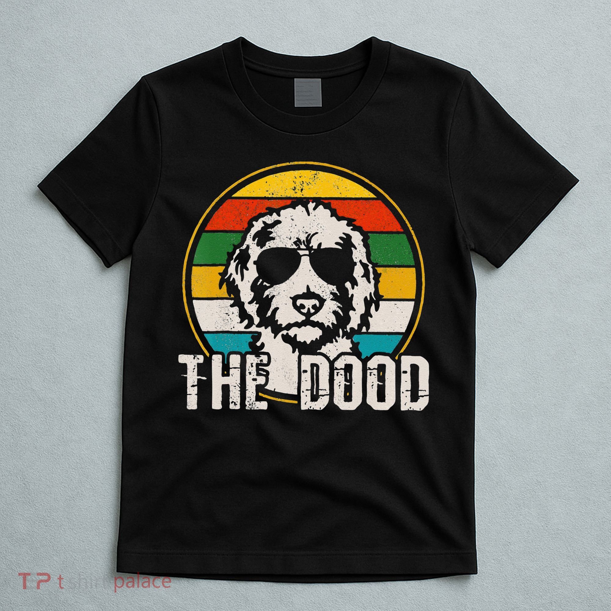 Goldendoodle The Dood Vintage Retro Dog   T-Shirt