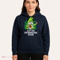 Gnome Tie Dye Shamrock Let Shenanigans Begin St Patricks Hoodie thumb 5