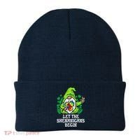Gnome Tie Dye Shamrock Let Shenanigans Begin St Patricks Beanie thumb 0