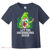 Gnome Tie Dye Shamrock Let Shenanigans Begin St Patricks Toddler T-Shirt thumb 0